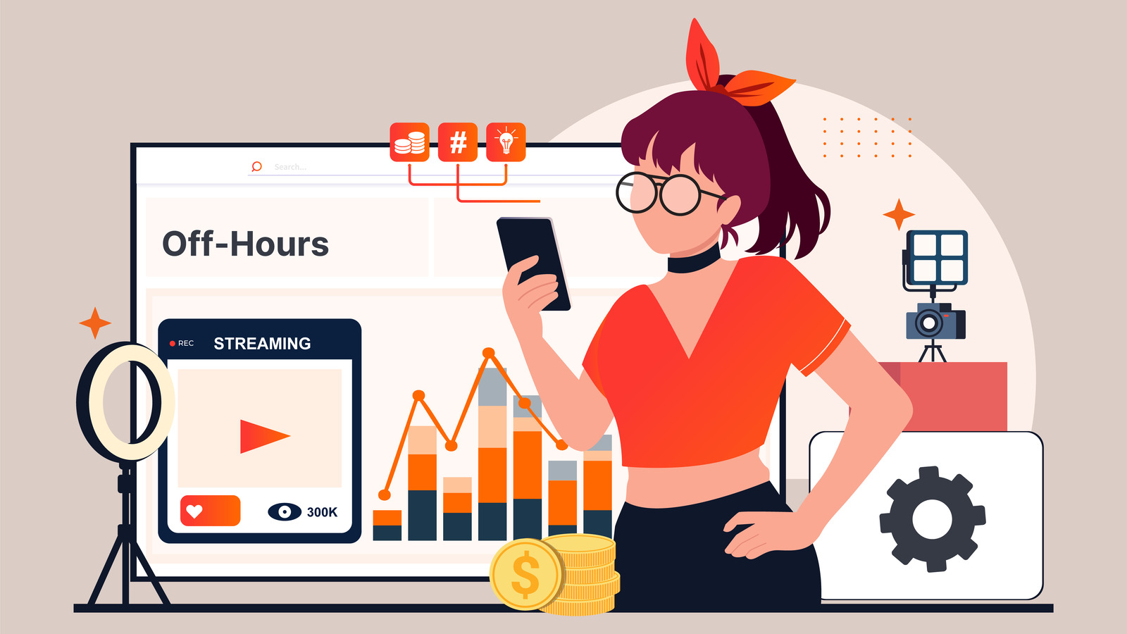 Harnessing the Power of Non-Peak Hours for Webcam Streaming Success